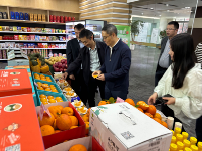 重慶市財政局黨組成員、二級巡視員唐峰帶隊考察調研市農(nóng)產(chǎn)品集團